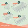 25-Piece Clear Drawer Organizers for Ultimate Storage Solutions