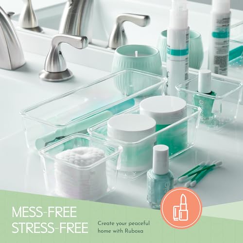 25-Piece Clear Drawer Organizers for Ultimate Storage Solutions