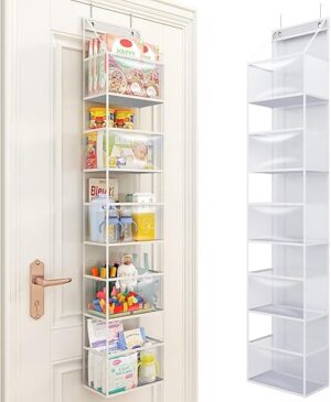 Fixwal 5-Shelf Over Door Organizer – Space-Saving Storage