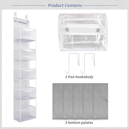 Fixwal 5-Shelf Over Door Organizer – Space-Saving Storage