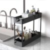 SPACELEAD Slim 4-Tier Rolling Storage Cart - Versatile Organizer