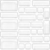 Vtopmart 25 PCS Clear Drawer Organizers – Versatile Storage Solution