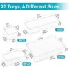 Vtopmart 25 PCS Clear Drawer Organizers – Versatile Storage Solution