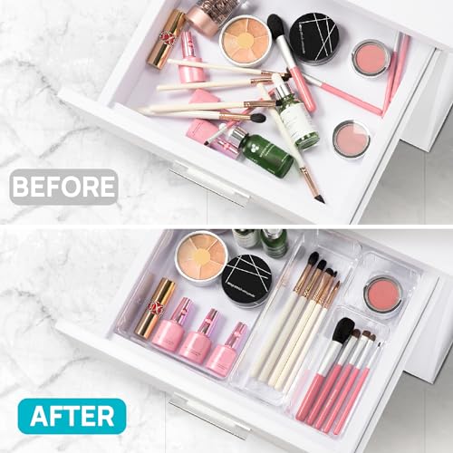 Vtopmart 25 PCS Clear Drawer Organizers – Versatile Storage Solution