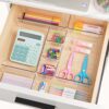 Vtopmart 44 PCS Clear Drawer Organizers – Versatile & Non-Slip!